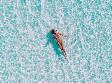 Picture of woman swimming in a pool